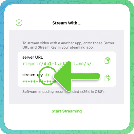 telegramPressEyeToRevealStreamKey.png